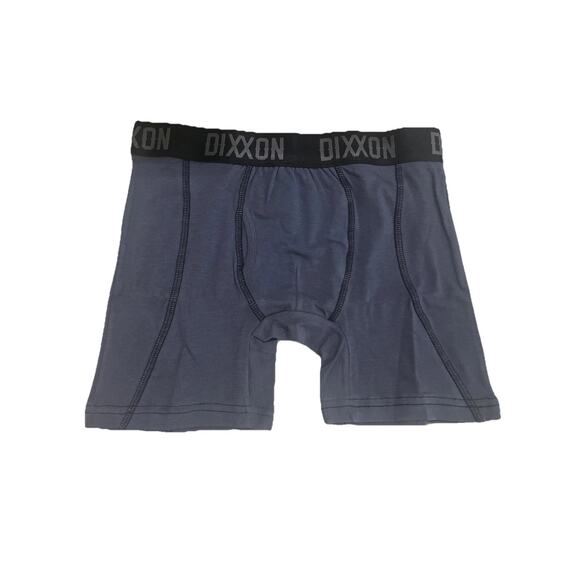 NIB Dixxon Cotton Stretch Boxer Briefs 2-Pack Gray solid and DF print – Size M - Picture 4 of 7